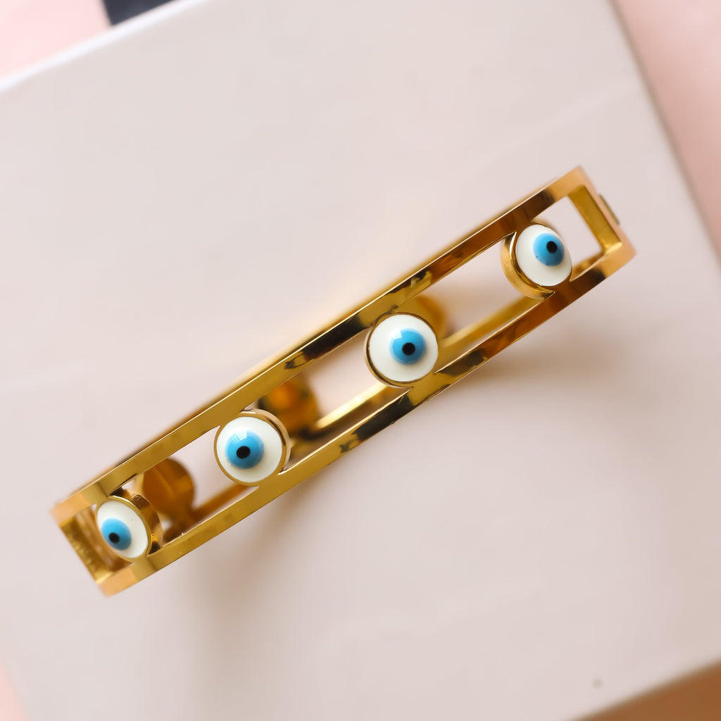 Gold Evil Eye Bracelet