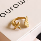 Shell Star Ring | Adjustable