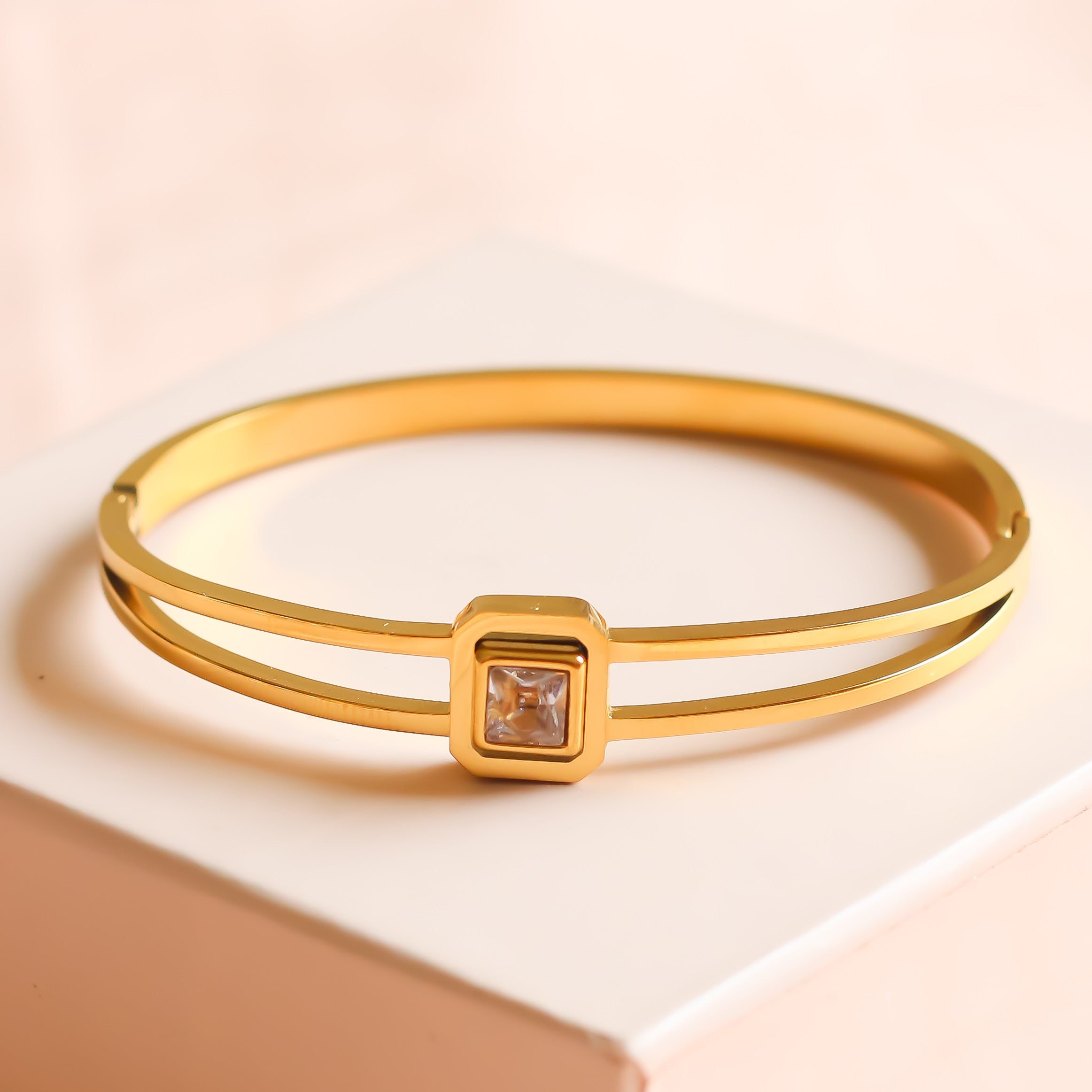 White Stone Bracelet