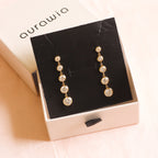 White Stone Danglers