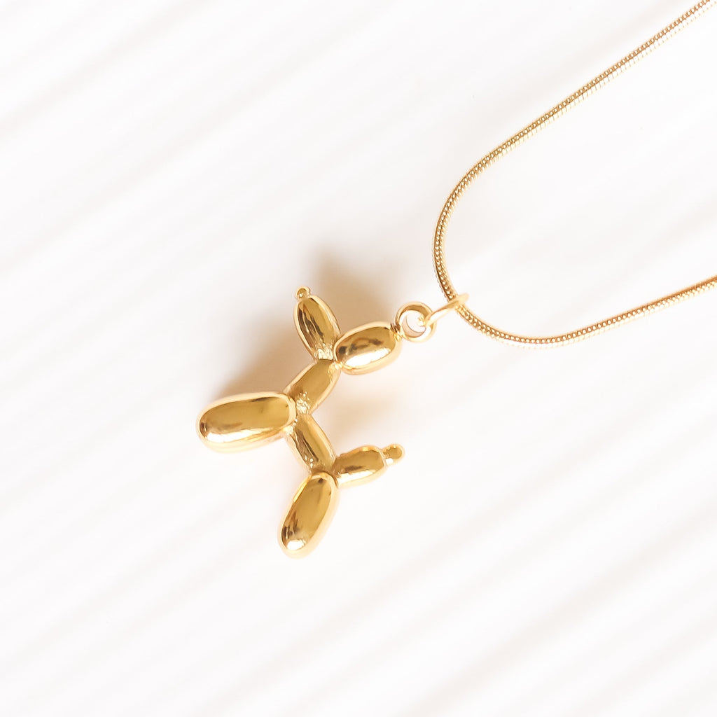 Balloon Dog Pendant Necklace