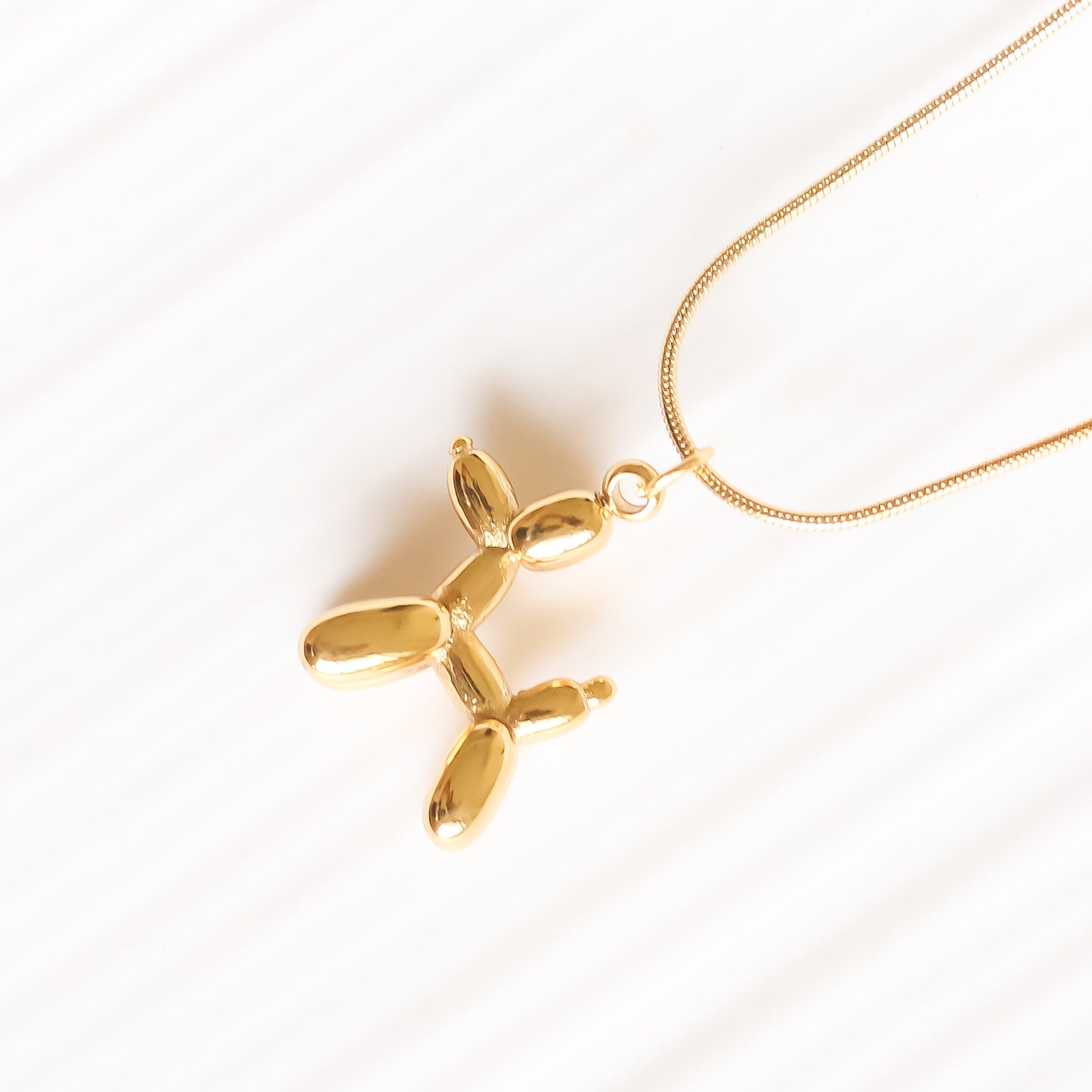 Balloon Dog Pendant Necklace