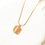 Peach Necklace