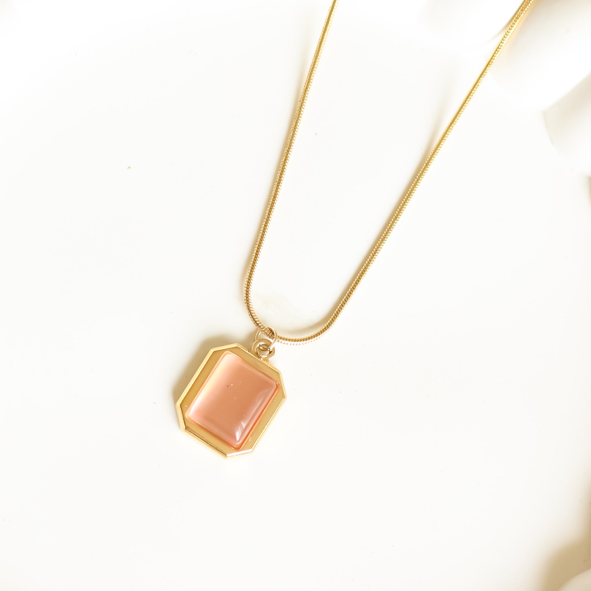 Peach Necklace