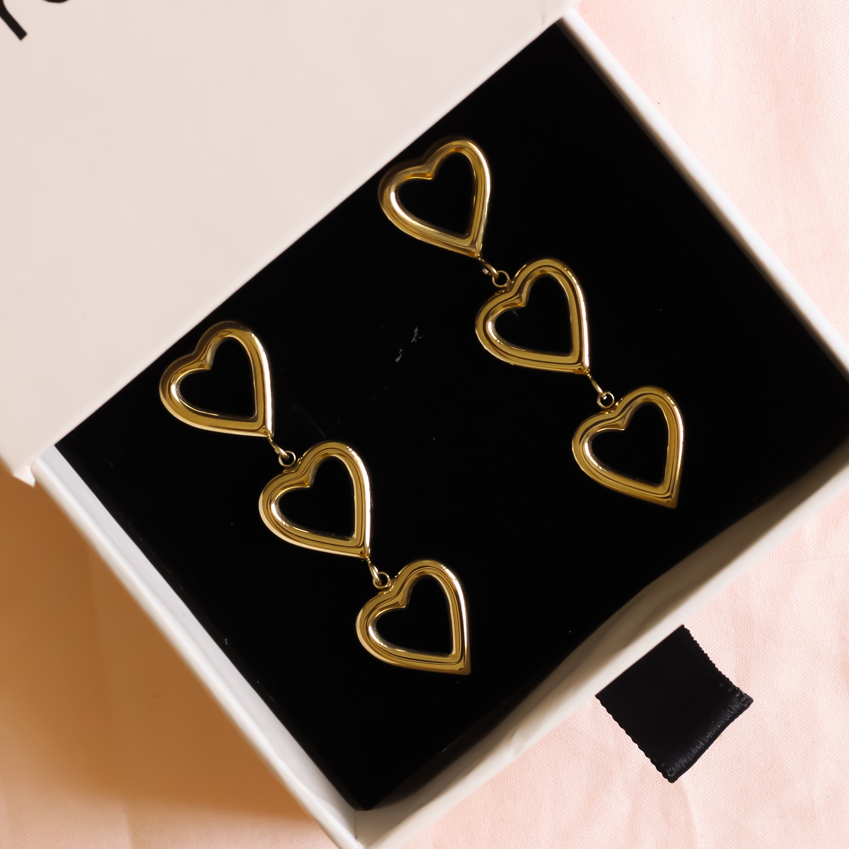 Lacy Earrings 18k gold plated