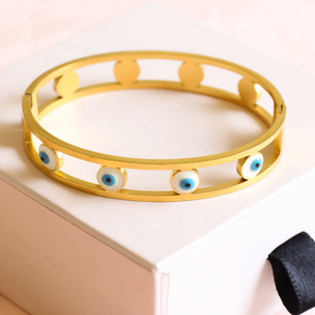 Gold Evil Eye Bracelet