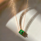 Green Flower Pendant