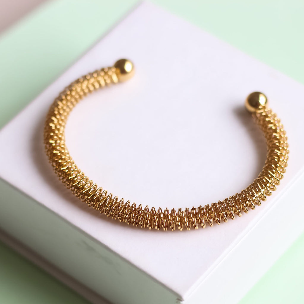 Spring Cuff Bracelet