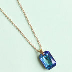 Crystal Blue Necklace