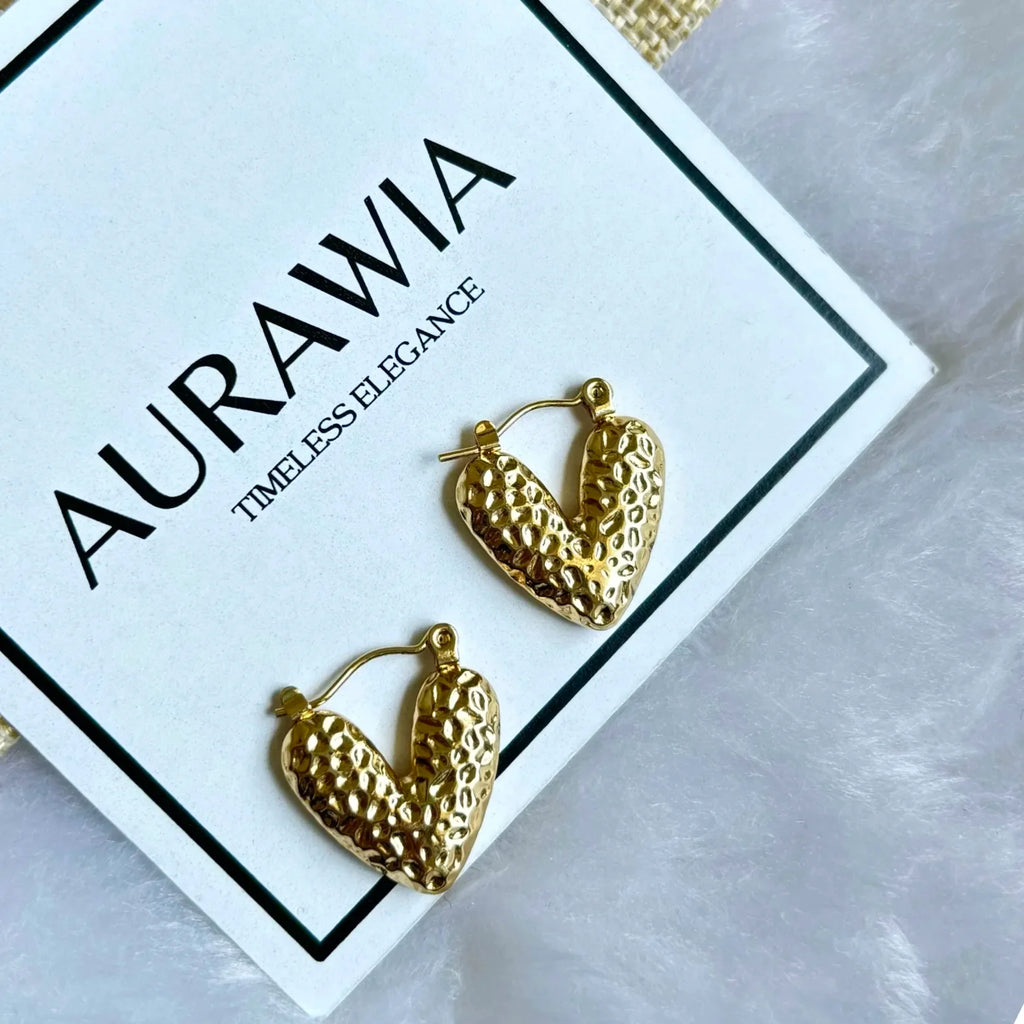 Focal Heart Earrings