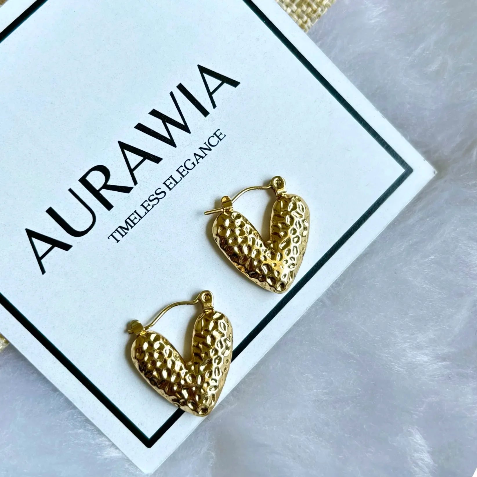 Focal Heart Earrings